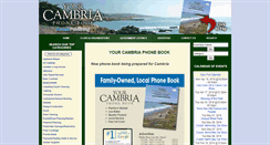 Desktop Screenshot of cambriaphonebook.com