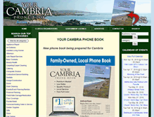 Tablet Screenshot of cambriaphonebook.com